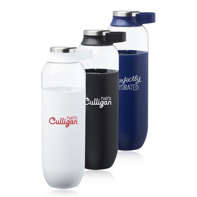 27 oz. Strike Plastic Water Bottles with Carrier Handle